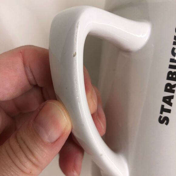 STARBUCKS White Mug with Starbuck‎ Logo, 20 oz Size - Picture 7 of 8